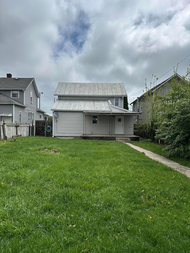 375 N Main St, Marion, OH 43302 - rear view of house with metal roof and a standing seam roof