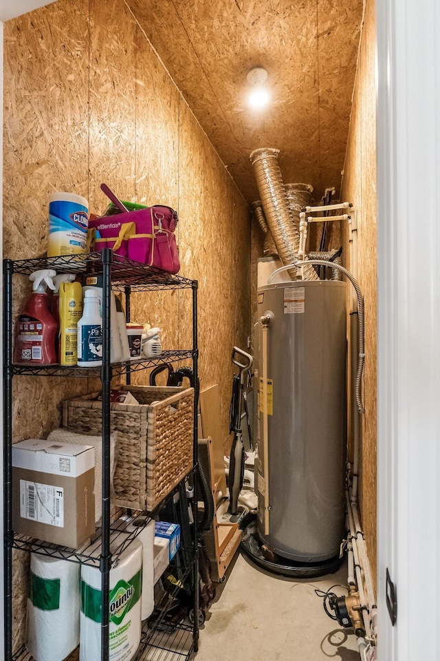 utilities featuring water heater