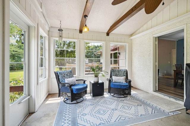 10842 Johnstown Rd, New Albany, OH 43054 - sunroom / solarium with a ceiling fan