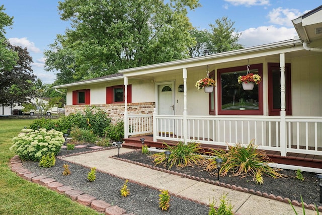 10842 Johnstown Rd, New Albany, OH 43054 - view of front of property with a porch