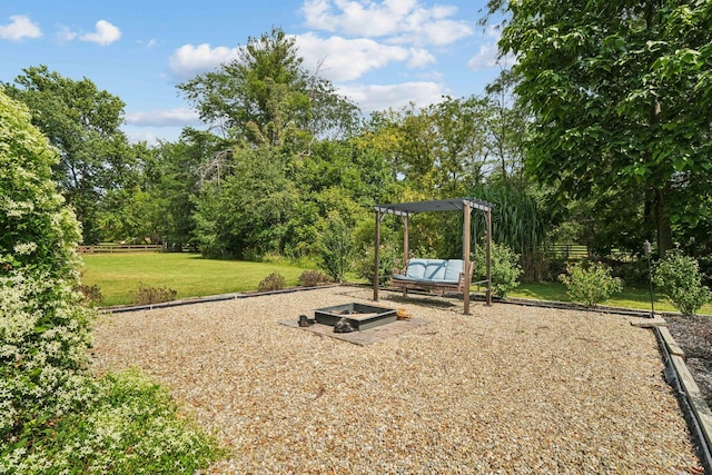 10842 Johnstown Rd, New Albany, OH 43054 - view of jungle gym featuring a pergola