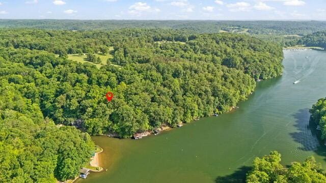 512 Natchez Ln, Sugar Grove, OH 43155 - view of property location with a forest and a large body of water