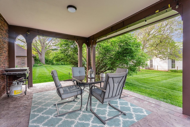 404 Rawling St, Washington Court House, OH 43160 - view of patio / terrace featuring outdoor dining area
