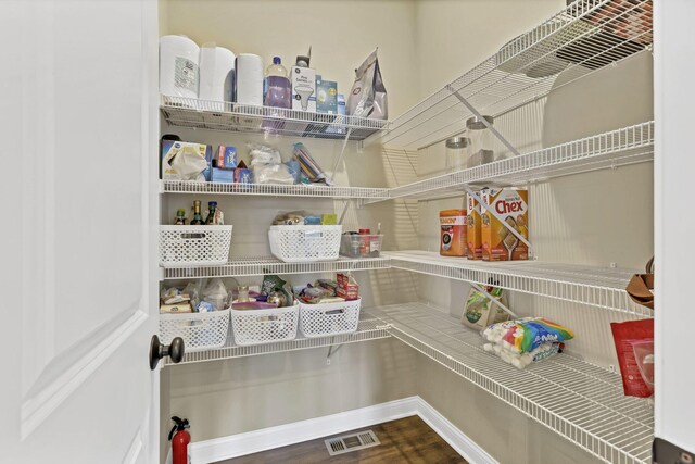 view of pantry