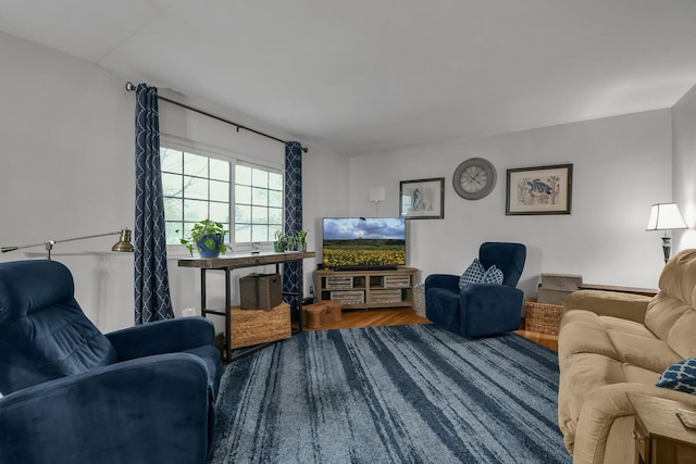 living room featuring wood finished floors
