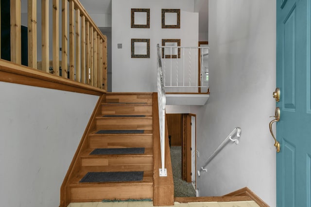 view of staircase