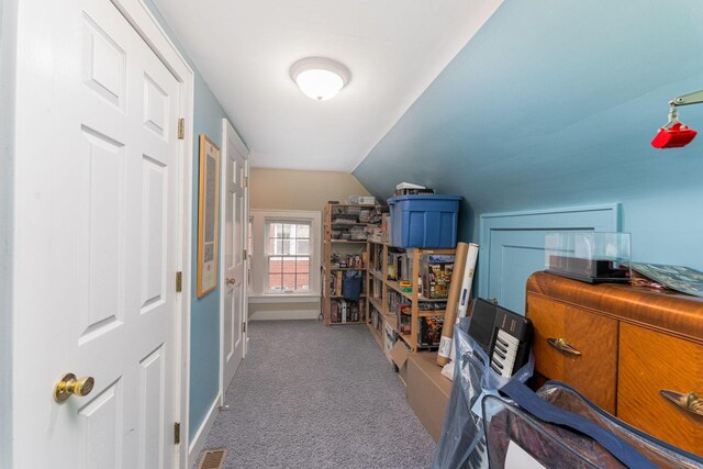 view of storage room