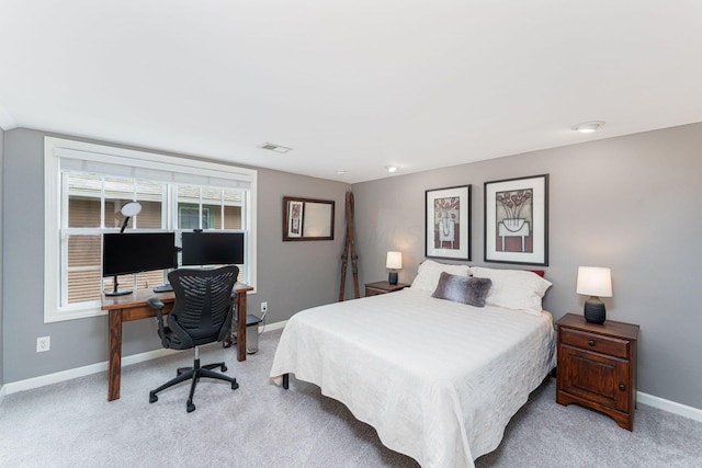 1324 Haines Ave, Columbus, OH 43212 - bedroom with baseboards, carpet, and a desk