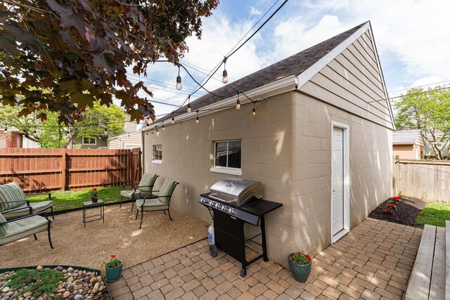 1324 Haines Ave, Columbus, OH 43212 - view of patio featuring a fenced backyard and grilling area