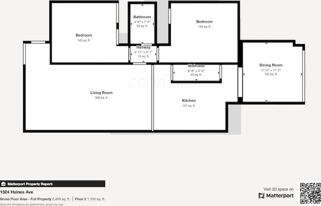 1324 Haines Ave, Columbus, OH 43212 - room layout