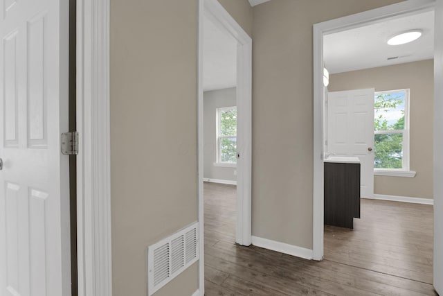 1617 Arlington Ave, Columbus, OH 43211 - hall featuring baseboards and dark wood finished floors