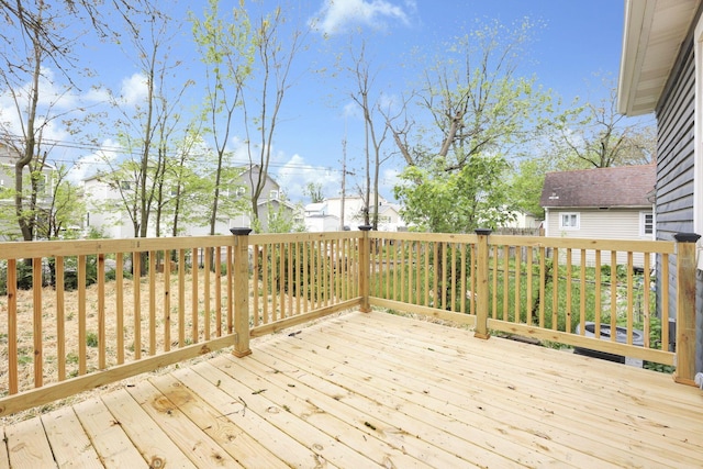1617 Arlington Ave, Columbus, OH 43211 - deck featuring a residential view