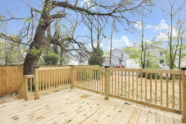 1617 Arlington Ave, Columbus, OH 43211 - wooden deck with a residential view