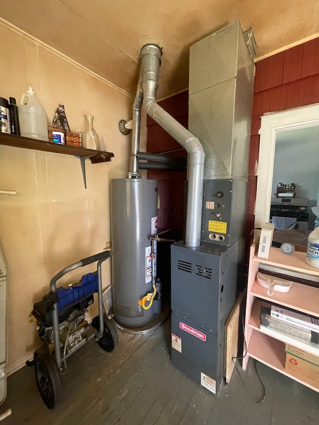 1985 Sedan Ave, Obetz, OH 43207 - utility room featuring gas water heater