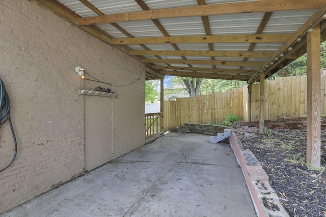 998 Wayne Ave, Zanesville, OH 43701 - view of patio with a carport