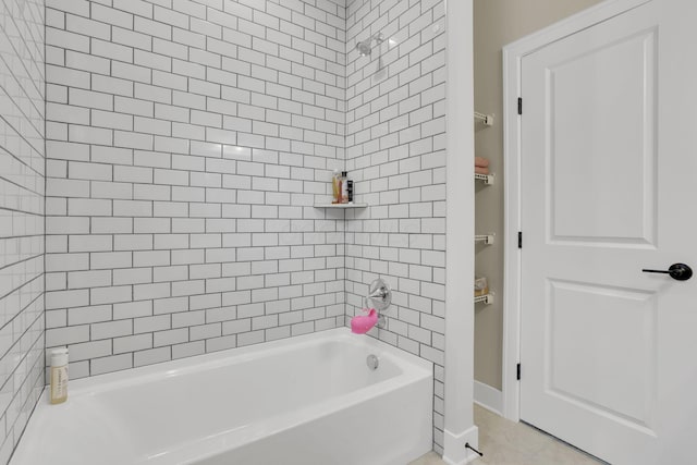 1242 N Grant Ave, Columbus, OH 43201 - bathroom featuring shower / bath combination and baseboards