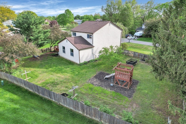 12164 Twincreek Dr, Pickerington, OH 43147 - view from above of property with a tree filled landscape