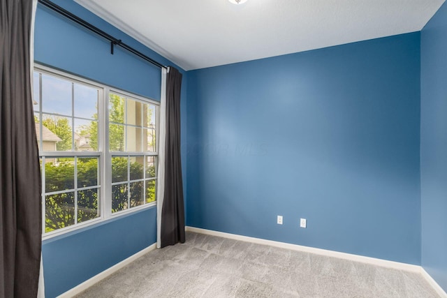 9162 Scenic View Cir, Columbus, OH 43240 - unfurnished room featuring baseboards, light carpet, and plenty of natural light