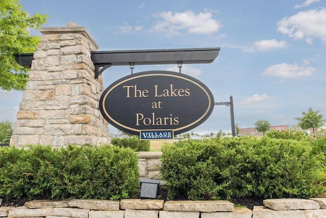 9162 Scenic View Cir, Columbus, OH 43240 - view of community sign