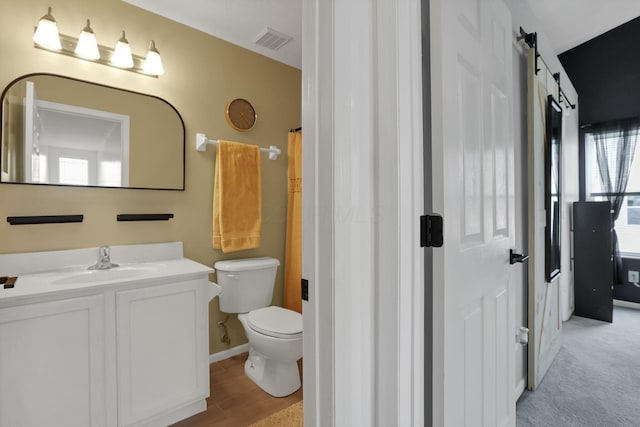 6843 John Dr, Canal Winchester, OH 43110 - bathroom with toilet and vanity