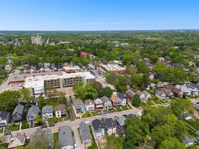 1602 Franklin Ave, Columbus, OH 43205 - aerial view of property's location with nearby suburban area