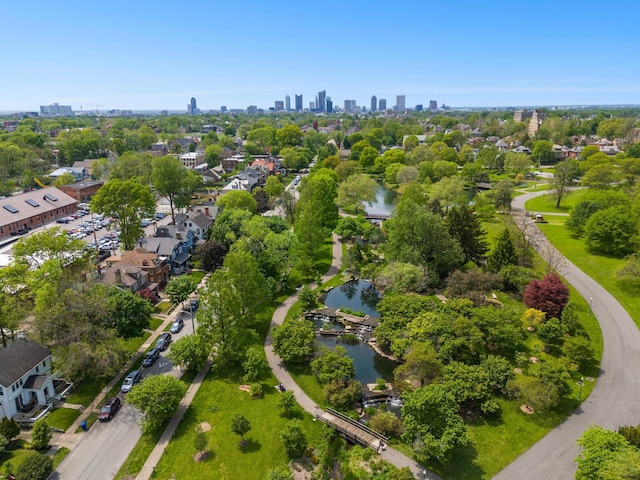 1602 Franklin Ave, Columbus, OH 43205 - view of property location featuring a view of skyline, a large body of water, and a tree filled landscape
