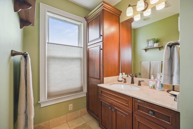 1452 W Cook Rd, Mansfield, OH 44906 - bathroom with tile patterned flooring and vanity