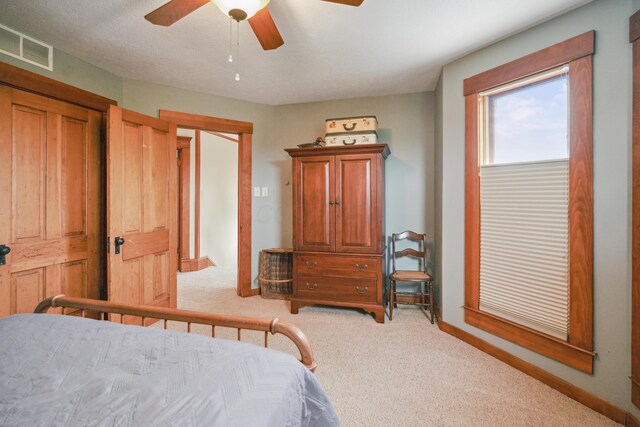1452 W Cook Rd, Mansfield, OH 44906 - bedroom featuring light colored carpet and a ceiling fan