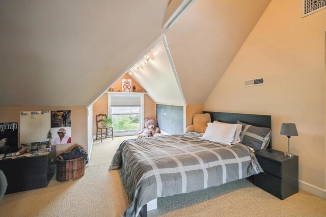 1452 W Cook Rd, Mansfield, OH 44906 - carpeted bedroom with lofted ceiling and baseboards