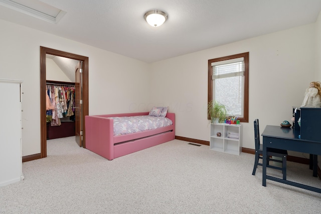 9785 Kingston Cir, Powell, OH 43065 - carpeted bedroom with a spacious closet, baseboards, and a closet