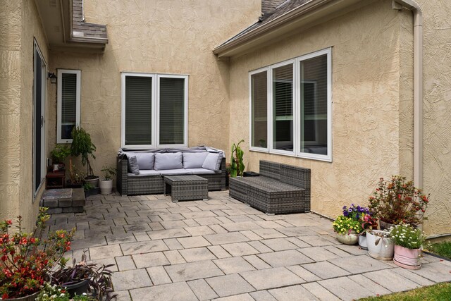 9785 Kingston Cir, Powell, OH 43065 - view of patio / terrace featuring outdoor lounge area