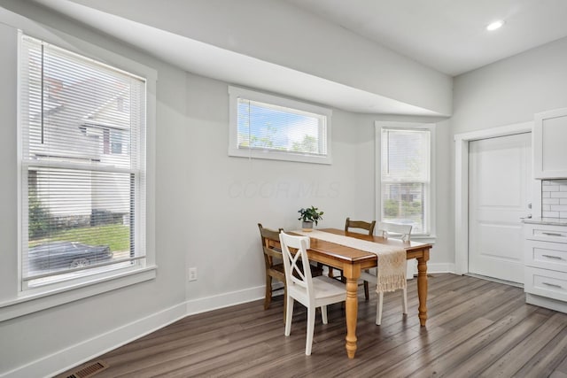 2230 N 4th St, Columbus, OH 43201 - dining room featuring plenty of natural light, wood finished floors, and recessed lighting