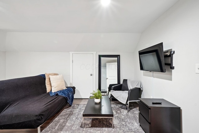 2230 N 4th St, Columbus, OH 43201 - living room with wood finished floors and lofted ceiling