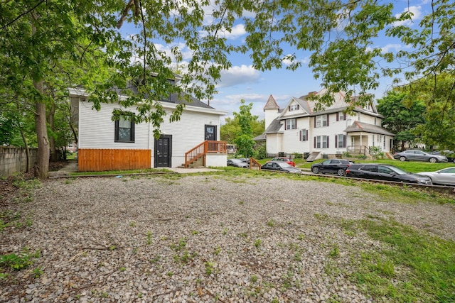 2230 N 4th St, Columbus, OH 43201 - view of front of house featuring fence and uncovered parking