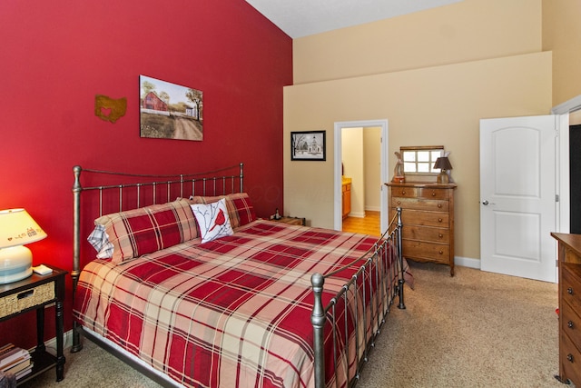 3687 Foresta Grand Dr, Powell, OH 43065 - bedroom with carpet and a high ceiling