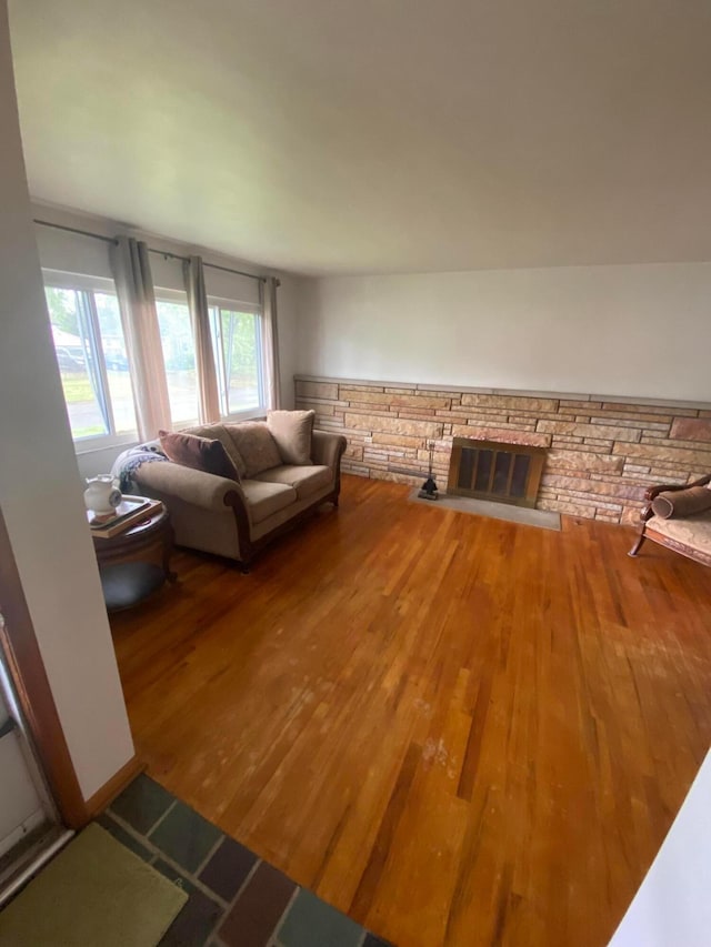 1616 Sale Rd, Columbus, OH 43224 - living room with wood finished floors