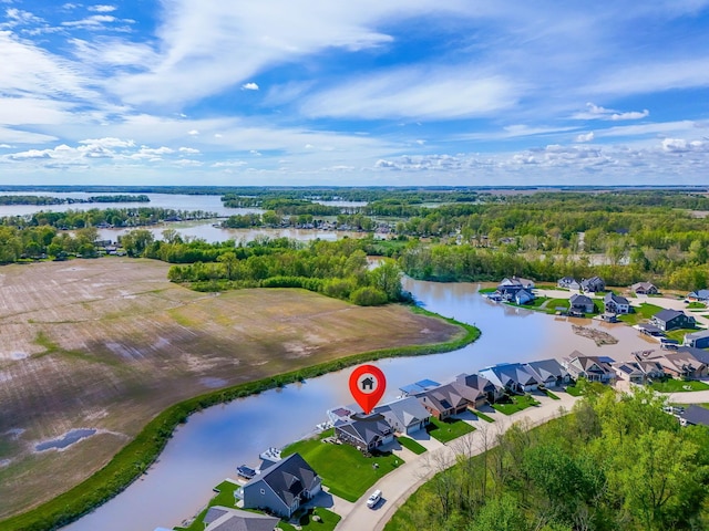 9545 Heron Way, Belle Center, OH 43310 - aerial view of residential area with a large body of water
