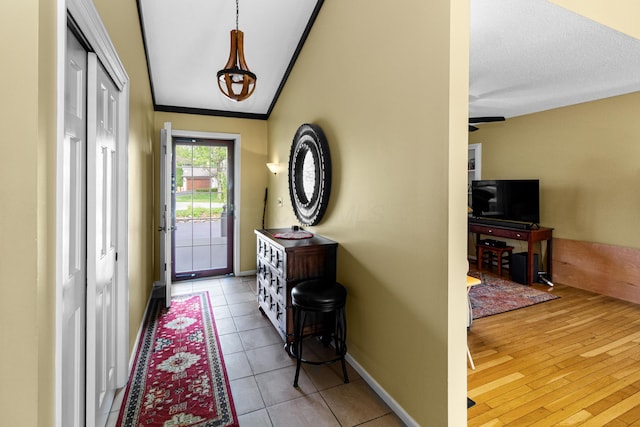 251 Longbranch Dr, Dublin, OH 43017 - doorway with baseboards and light tile patterned floors