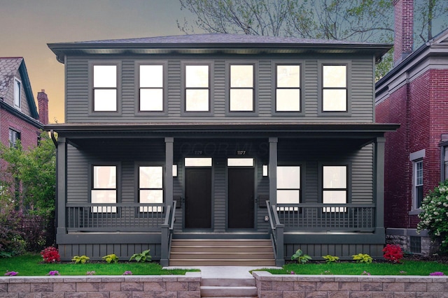 1177 Franklin Ave, Columbus, OH 43205 - view of front of home with covered porch