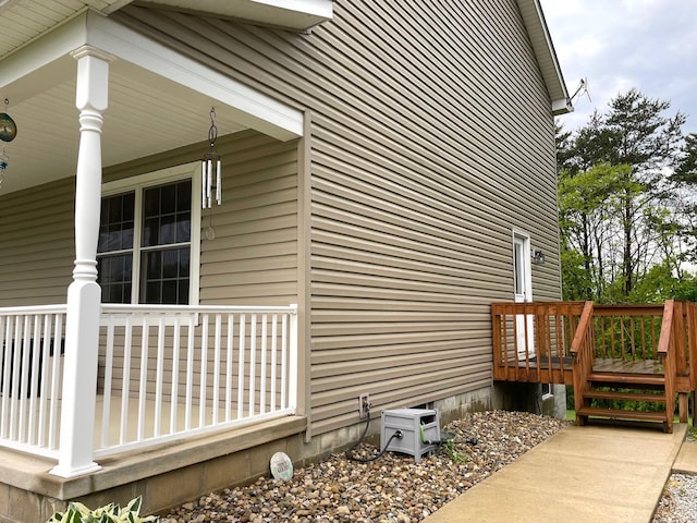 7719 Bear Run Rd, Logan, OH 43138 - view of property exterior featuring a porch
