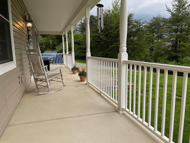 7719 Bear Run Rd, Logan, OH 43138 - balcony with a porch