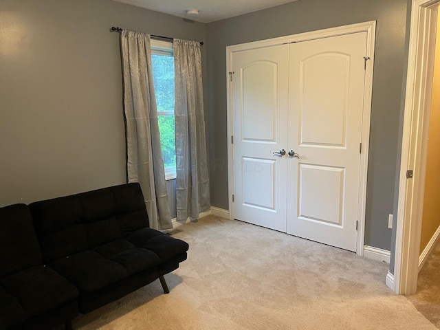 7719 Bear Run Rd, Logan, OH 43138 - sitting room featuring light colored carpet and baseboards