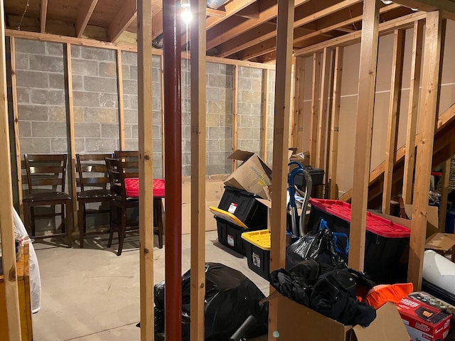 7719 Bear Run Rd, Logan, OH 43138 - view of unfinished basement