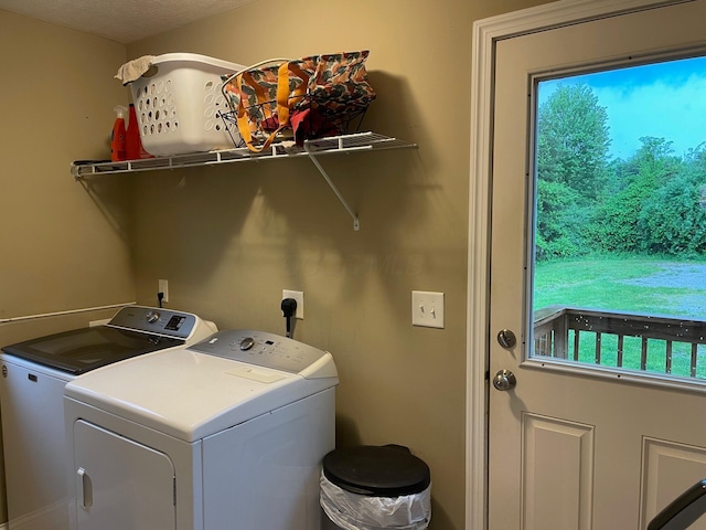 7719 Bear Run Rd, Logan, OH 43138 - laundry area with separate washer and dryer