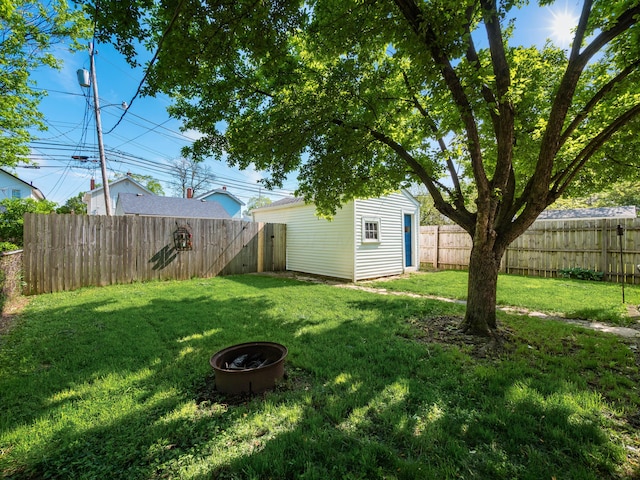 view of yard
