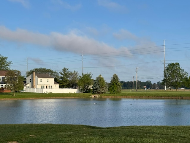 8380 Squad Dr, Galloway, OH 43119 - water view featuring fence