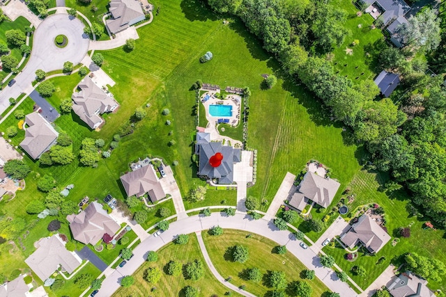 4166 Borge Way, Dublin, OH 43016 - aerial perspective of suburban area