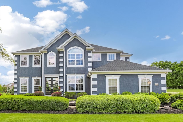 4166 Borge Way, Dublin, OH 43016 - view of front of property featuring stucco siding