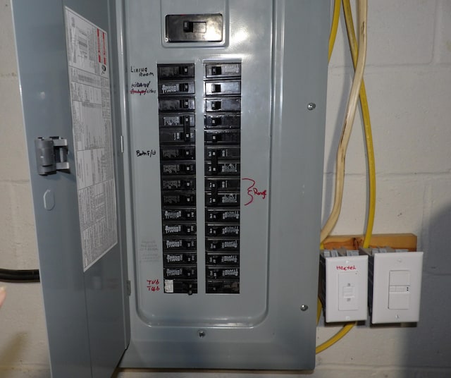 1202 W Mulberry St, Lancaster, OH 43130 - utility room featuring electric panel