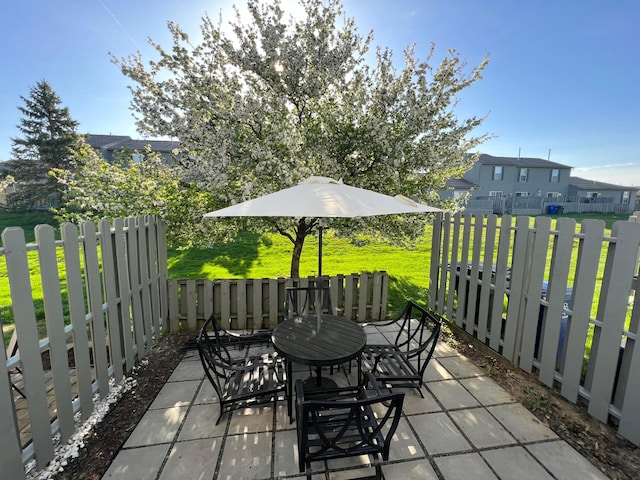 view of patio